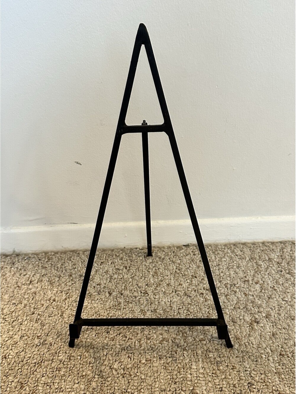 Black Metal Tabletop Display Easel Stand Holder Frame Plate Art Decor 18" H